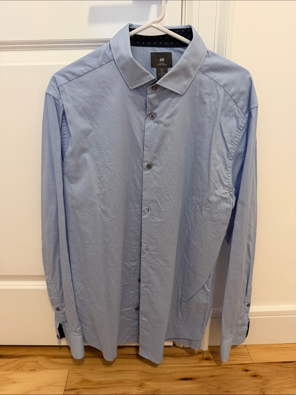 H&M Pale Blue Men's Dress Shirt